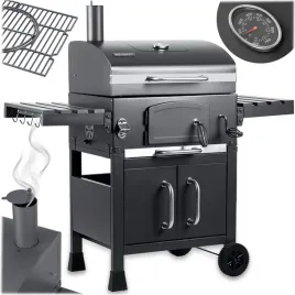 grill-weglowy-ogrodowy-komin-zeliwny-ruszt-z-pokrywa-popielnik-termometr