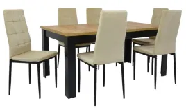 stol-z-krzeslami-6x-krzeslo-ik-07-bezowe-welurowe-stol-c-14-90x160-200-cm