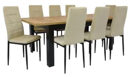 stol-z-krzeslami-8x-krzeslo-ik-07-bezowe-welurowe-stol-c-14-90x160-200-cm