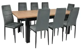 stol-z-krzeslami-8x-krzeslo-ik-07-szare-welurowe-stol-c-14-90x160-200cm