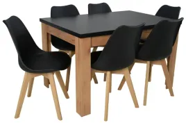 stol-z-krzeslami-80x120-160-c-2-dab-craft-blat-czarny-6-krzesel-sl-2