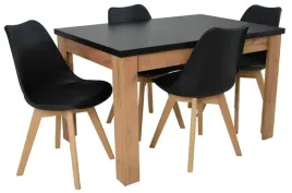 stol-z-krzeslami-80x120-160-c-2-dab-craft-blat-czarny-4-krzesla-sl-2