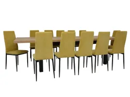 stylowy-komplet-jadalniany-stol-100x200-300cm-12-krzesel-musztarda