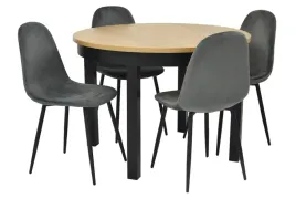 zestaw-stol-okragly-krzesla-kubelkowe-szary-welur