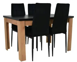 stol-rozkladany-80x120-160cm-4-krzesla-tapicerowane-welur-czarny