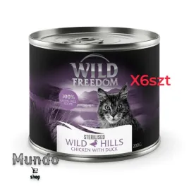 mokra-karma-wild-freedom-sterilised-smak-kaczka-i-kurczak-200-g-6-szt