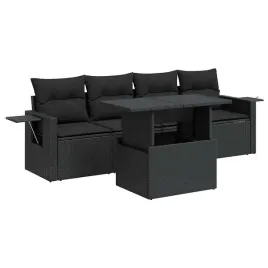 5-cz-zestaw-wypoczynkowy-do-ogrodu-poduszki-czarny-rattan-pe