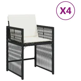 krzesla-ogrodowe-z-poduszkami-4-szt-czarne-polirattan