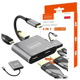 adapter-hub-przejsciowka-usb-c-3-1-4w1-2x-hdmi-4k-usb-3-0-power-delivery-pd