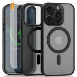 etui-magsafe-do-apple-iphone-15-pro-czarne-matowe-wzmacniane-szklo-9h