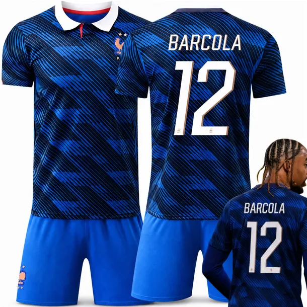 KOMPLET PIŁKARSKI KOSZULKA BRADLEY BARCOLA MISTRZOSTWA ŚWIATA 2026 FRANCJA