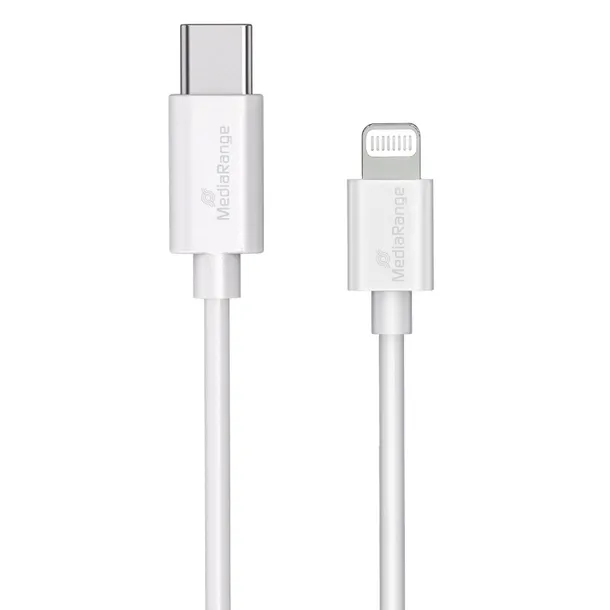 kabel-usb-c-mediarange-apple-lightning-1m-bialy-stan-nowy-kolor-bialy