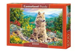 puzzle-1000el-rodzina-wilkow-castor-c-104420-2