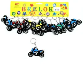 motocykl-motor-gumowy-brelok-do-kluczy-zawieszka-zestaw-12szt