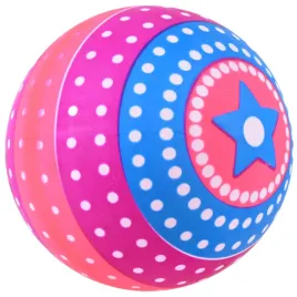 kolorowa-pilka-gumowa-dla-dzieci-miekka-ogrodowa-do-szkoly-przedszkola-22cm