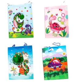 dinozaury-torba-prezentowa-31x42cm-rozne-kolory-zestaw-torebek-4szt