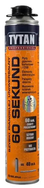 Tytan Pianoklej uniwersalny pistolet 60 sekund 750 ml