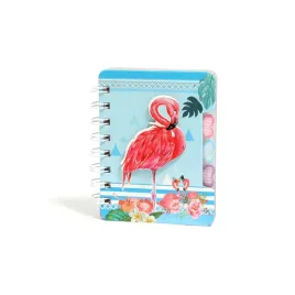 mini-notes-z-flamingami-zeszyt-pamietnik-dla-dzieci-rozne-kolory