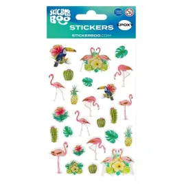 naklejki-sticker-boo-flamingi