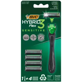 bic-maszynka-do-golenia-hybrid-flex-3-sensitive-raczka-4-wklady