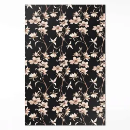 winylowy-dywan-z-grafika-jasne-kwiaty-na-galazkach-wzor-vintage-80x120-cm