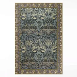 dywanik-winylowy-pod-krzeslo-obrotowe-paw-i-smok-william-morris-100x150-cm