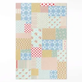 dywan-pcv-do-biura-patchwork-rozne-kawalki-imitacja-tkaniny-xxl-150x225-cm