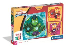 puzzle-3x48-super-kolor-iron-man-and-his-awesome-friends-25004