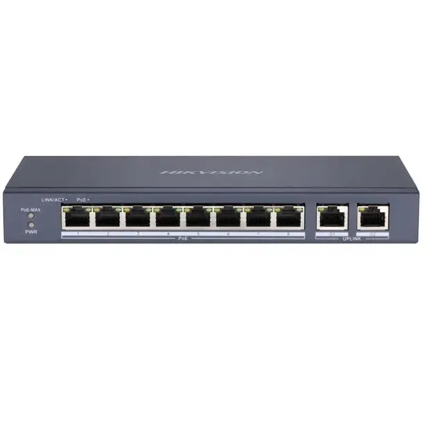 switch-hikvision-ds-3e0310p-e-m-10-portow-niebieski-stan-nowy
