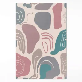 dywan-winyl-do-domu-abstrakcja-boho-plamy-pastelowe-ksztalty-xxl-150x225-cm