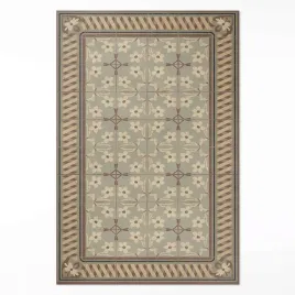 dywan-pcv-do-kuchni-kwiaty-i-platki-w-mozaikach-retro-stylu-xxl-150x225-cm