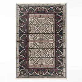 dekoracyjny-dywan-winylowy-sir-digby-wyatt-gotycki-ornament-xxl-150x225-cm