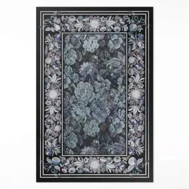 winylowy-dywan-wodoodporny-do-lazienki-stary-kwiatowy-bukiet-xxl-150x225-cm