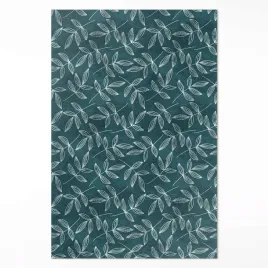 dywan-winyl-do-biura-minimalistyczne-galazki-z-liscmi-boho-xxl-150x225-cm