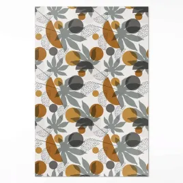 dywan-z-nadrukiem-winylowy-ilustracja-lisci-i-ksztaltow-boho-xxl-150x225-cm