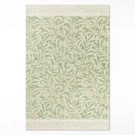 dywan-winyl-do-biura-vintage-ilustracja-lisci-william-morris-xxl-150x225-cm