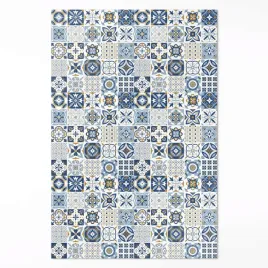 winylowy-dywan-grecka-mozaika-blekitne-dekoracyjne-kafelki-xxl-150x225-cm