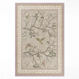 winylowy-dekoracyjny-dywan-delikatne-kwiatowe-tlo-z-ptakami-xxl-150x225-cm