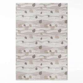 winylowy-dekoracyjny-dywan-boho-listki-na-tle-fal-ilustracja-xxl-150x225-cm