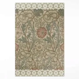mata-winylowa-ze-wzorem-do-kuchni-dzika-roza-william-morris-xxl-150x225-cm