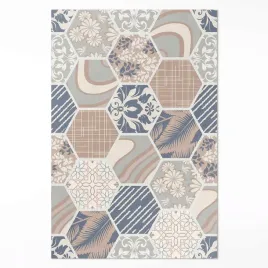 dywan-winylowy-z-nadrukiem-hawajskie-hexagony-boho-kafelki-xxl-150x225-cm