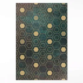 dywanik-winylowy-salon-heksagonalny-wzor-nowoczesny-design-xxl-150x225-cm