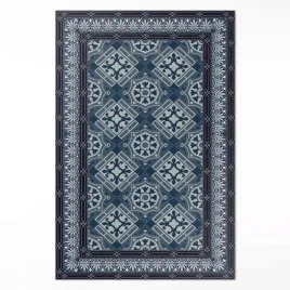 dywan-pcv-do-kuchni-granatowa-talavera-piekny-wzor-vintage-xxl-150x225-cm