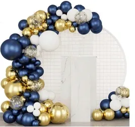 balony-luk-girlanda-granat-konfetti-zlote-120-szt