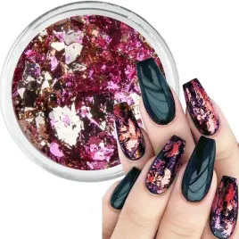 platki-alu-do-paznokci-metropolis-flakes-roz-zloto