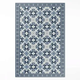 dywan-z-nadrukiem-winylowy-geometryczne-romby-dekoracyjne-kafelki-80x120-cm