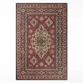 dywan-winylowy-dekoracyjny-do-salonu-vintage-geometryczna-czerwien-60x90-cm