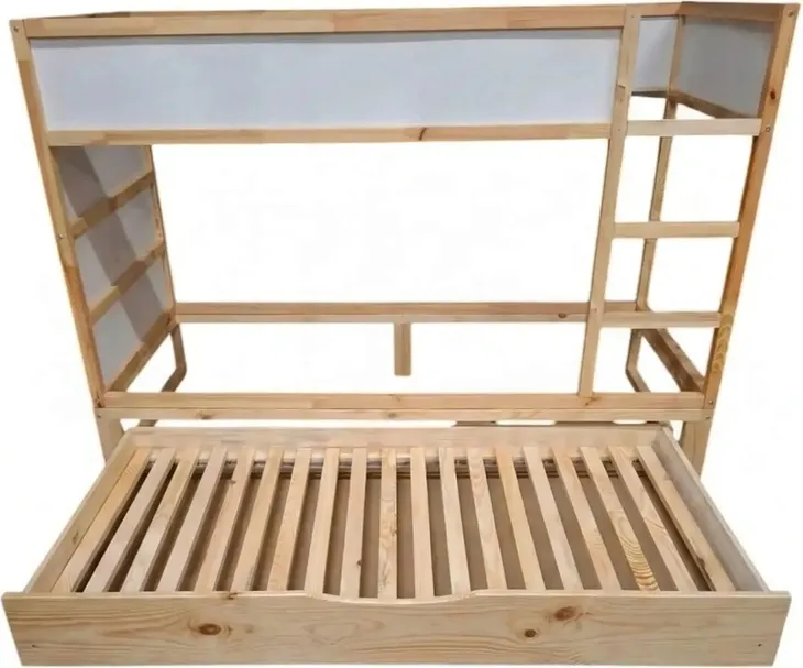 PODEST DO ŁÓŻKA IKEA KURA NestUp Sleep DODATKOWE ŁÓŻKO 2W1 FRONT SOSNA