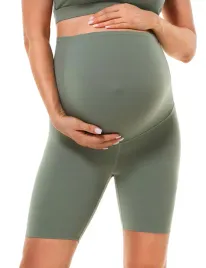 legginsy-ciazowe-krotkie-wysoki-stan-xs-or-spodenki-do-fitness-oliwkowe