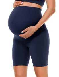 legginsy-ciazowe-krotkie-wysoki-stan-xs-or-spodenki-do-fitness-granatowe